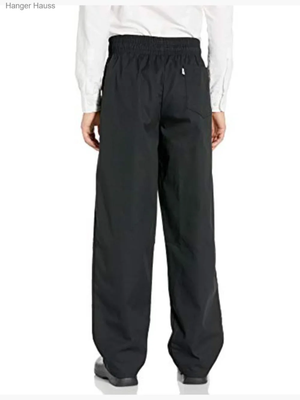Classic Baggy Chef Pants with Elastic Waist Drawstring